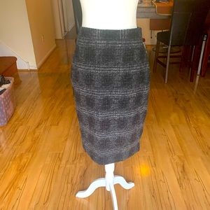 Wool pencil skirt.